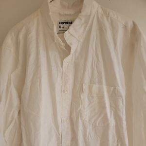 Express dress shirt xxl slim fit white NWOT